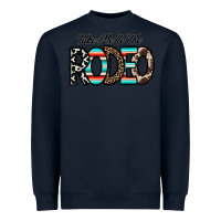 Navy take me to the rodeo Heavyweight Sweatshirt - CowhideDigitalArt