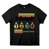 Black Born In 1976 Heavy Core Tee - Bettercallsaul