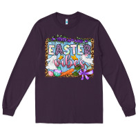 Plum Easter vibes Long Sleeve Tee - OliviaCreatesArt