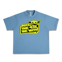Pebble Blue may the 4th be with you Urban Heavy Tee - longCreatives