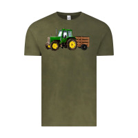 Vintage Olive farm tractor Vintage Tee - RanaPortraitStore