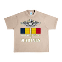 French Oak Eagle FMF Corpsman 8404 T Back Design Urban Heavy Tee - longCreatives