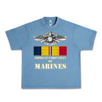 Pebble Blue Eagle FMF Corpsman 8404 T Back Design Urban Heavy Tee - longCreatives