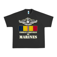 Pigment Black Eagle FMF Corpsman 8404 T Back Design Urban Heavy Tee - longCreatives