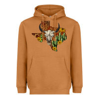 Meerkat bull skull texas map western Heavyweight Hoodie - BarkalooDesign