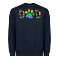 Navy dad lgbt Heavyweight Sweatshirt - CowhideDigitalArt