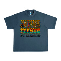 Midnight Navy Juneteenth Urban Heavy Tee - HowdyJamesFarm