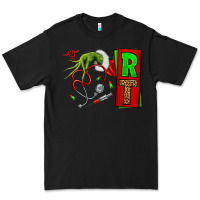 Black Christmas Character Nurse Premium Tee - NancyCooperArtShop