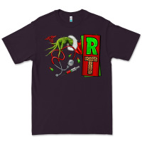 Plum Christmas Character Nurse Premium Tee - NancyCooperArtShop