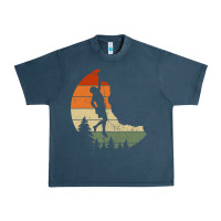 Midnight Navy Retro Rock Climbing Vintage Climber Urban Heavy Tee - longCreatives