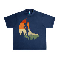 Navy Retro Rock Climbing Vintage Climber Urban Heavy Tee - longCreatives
