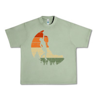 Oil Green Retro Rock Climbing Vintage Climber Urban Heavy Tee - longCreatives