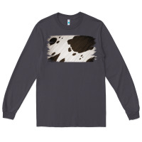 Smoke Cowhide Black and White Brush Strokes Background Long Sleeve Tee - Jasminsmagicworld