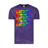 Cloud Purple Rights rights rights pride Vintage Tee - CowGirlArtShop