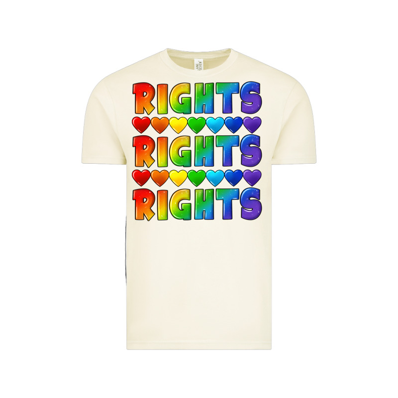 Rights Rights Rights Pride Vintage Tee by CowGirlArtShop | Teevron