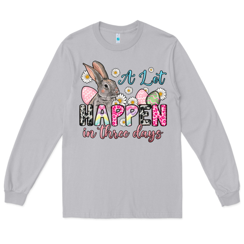 Easter Day A Lot Can Happen In Three Days Long Sleeve Tee by OliviaCreatesArt | Teevron