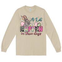 Mushroom Easter Day A lot can happen in three days Long Sleeve Tee - OliviaCreatesArt