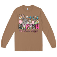 Toasted Coconut Easter Day A lot can happen in three days Long Sleeve Tee - OliviaCreatesArt
