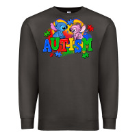 Smoke autism stitch with lilo Premium Sweatshirt - AdoDesignShop