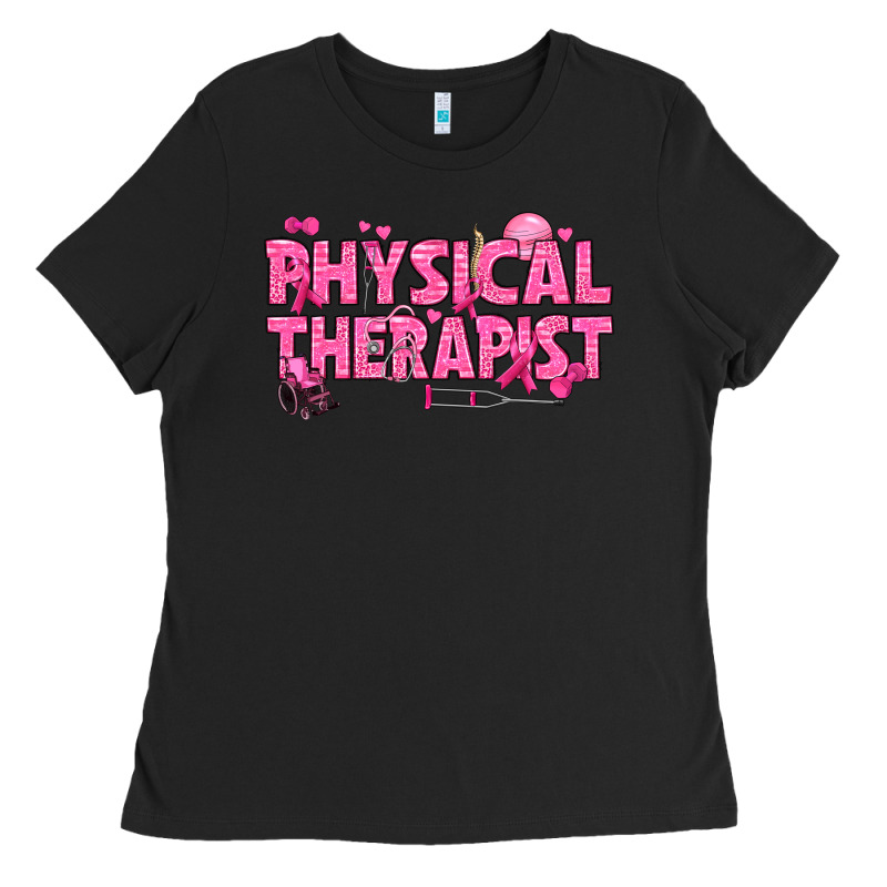 Breast Cancer Physical Therapist Ladies Tee by texasbilliewilder | Teevron