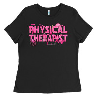 Black breast cancer physical therapist Ladies Tee - texasbilliewilder
