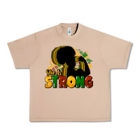Burro She is strong Black History Urban Heavy Tee - HowdyJamesFarm