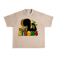 French Oak She is strong Black History Urban Heavy Tee - HowdyJamesFarm