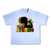 Grape Ice She is strong Black History Urban Heavy Tee - HowdyJamesFarm