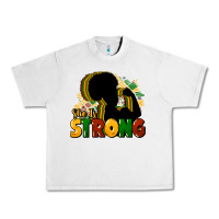 Lunar Rock She is strong Black History Urban Heavy Tee - HowdyJamesFarm