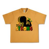Peanut Butter She is strong Black History Urban Heavy Tee - HowdyJamesFarm