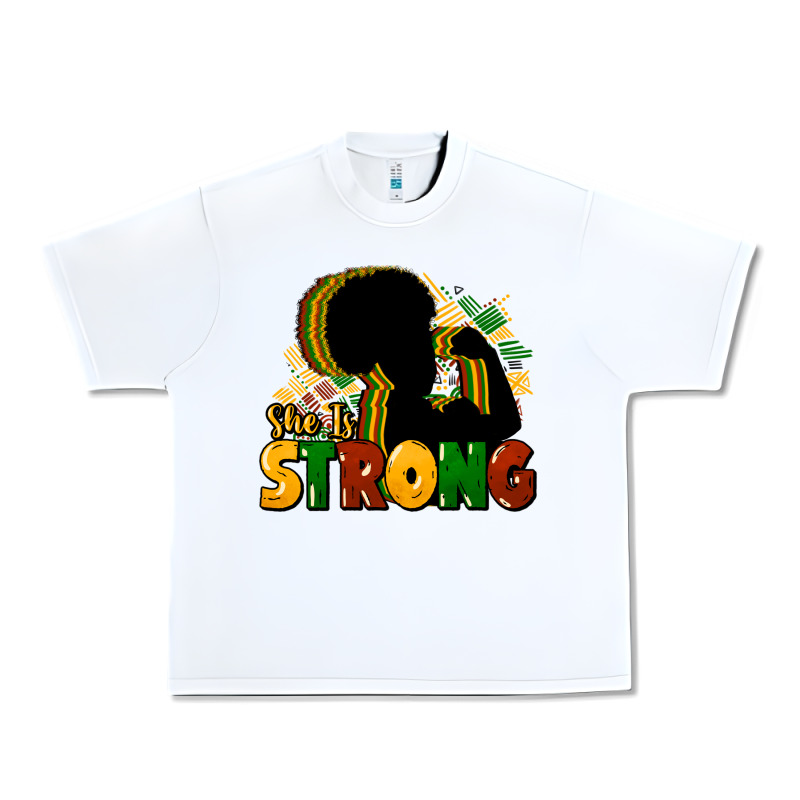 She Is Strong Black History Urban Heavy Tee by HowdyJamesFarm | Teevron
