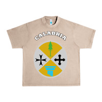 French Oak Calabria Coat of arms  Flag souvenir Italy Urban Heavy Tee - longCreatives