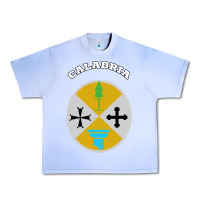 Grape Ice Calabria Coat of arms  Flag souvenir Italy Urban Heavy Tee - longCreatives