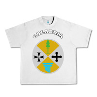 Lunar Rock Calabria Coat of arms  Flag souvenir Italy Urban Heavy Tee - longCreatives
