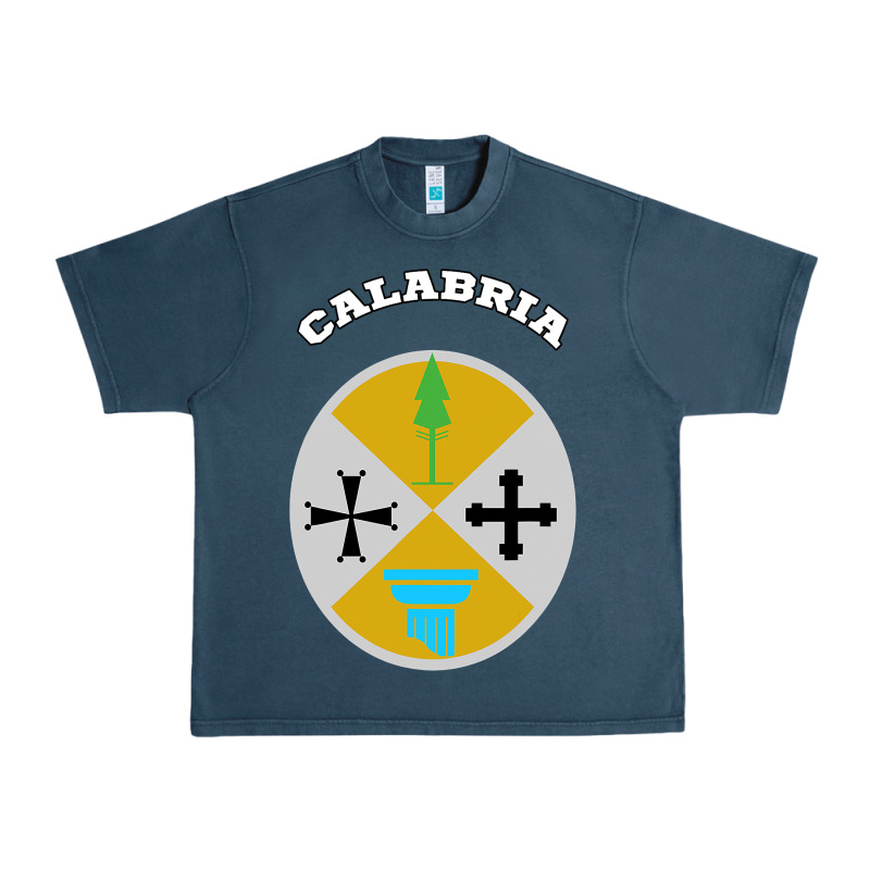 Calabria Coat Of Arms  Flag Souvenir Italy Urban Heavy Tee by longCreatives | Teevron