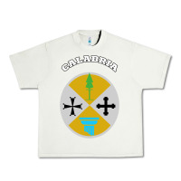 Pistachio Calabria Coat of arms  Flag souvenir Italy Urban Heavy Tee - longCreatives