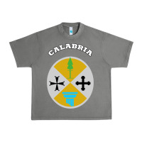 Tornado Calabria Coat of arms  Flag souvenir Italy Urban Heavy Tee - longCreatives