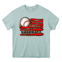 Arona leopard baseball flag Heavy Core Tee - JahusDesignShop