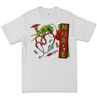 Dove Grey Christmas Character Premium Tee - NancyCooperArtShop