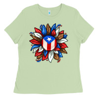 Matcha puerto rico sunflower Ladies Tee - texasbilliewilder