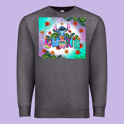 Ohana Stitch Premium Sweatshirt Designed By Adodesignshop