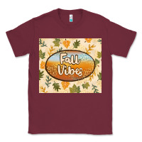 Burgundy retro fall vibes Classic Tee - TumblerDesignByShophia