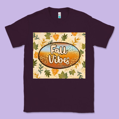 Retro Fall Vibes Classic Tee Designed By Tumblerdesignbyshophia