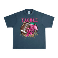 Midnight Navy Tackle Cancer Urban Heavy Tee - HowdyJamesFarm