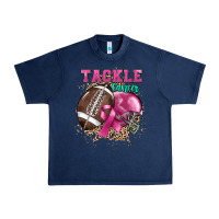 Navy Tackle Cancer Urban Heavy Tee - HowdyJamesFarm