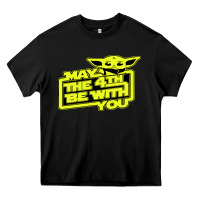 Black may the 4th be with you Heavy Core Tee - longCreatives