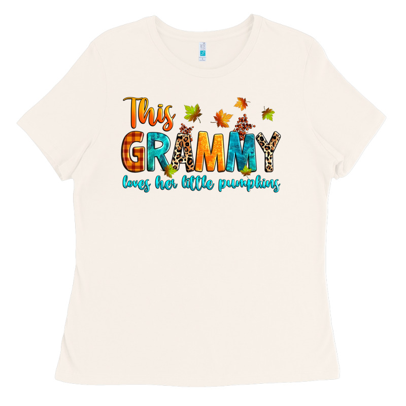 Customized This Grammy Loves Her Little Pumpkins Ladies Tee by texasbilliewilder | Teevron