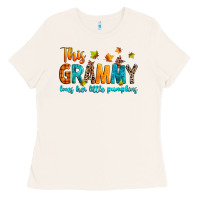 Bone customized this grammy loves her little pumpkins Ladies Tee - texasbilliewilder