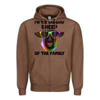 Chestnut i'm the rainbow sheep of the family suffolk sheep Zipper Hoodie - Artiststas