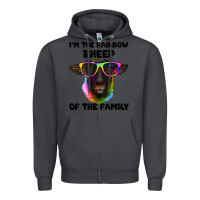 Smoke i'm the rainbow sheep of the family suffolk sheep Zipper Hoodie - Artiststas